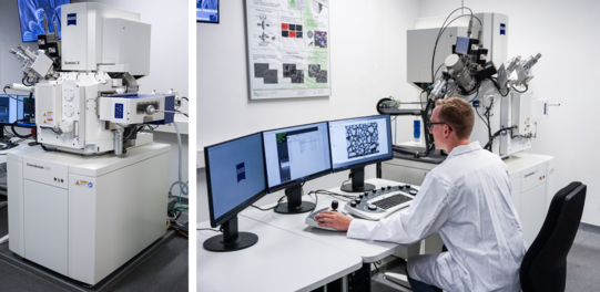 FIB SEM at WPT laboratory
