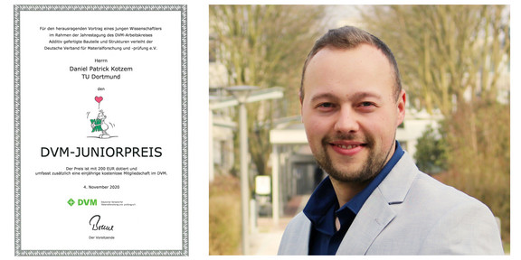 Certificate DVM Juniorpreis, Picture Daniel Kotzem