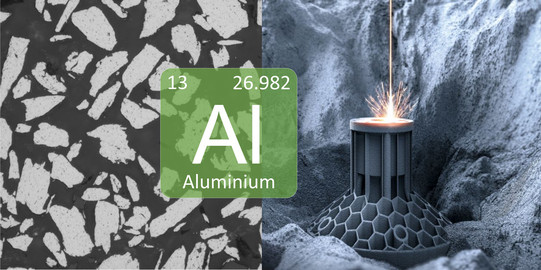 Vorschaubild Forschungsprojekt Additive Fertigung von Aluminium-Matrix-Verbundwerkstoffen